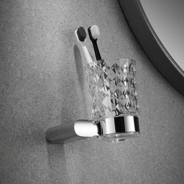 Стакан для ванной комнаты Rose RG1712, хром. Фото 3