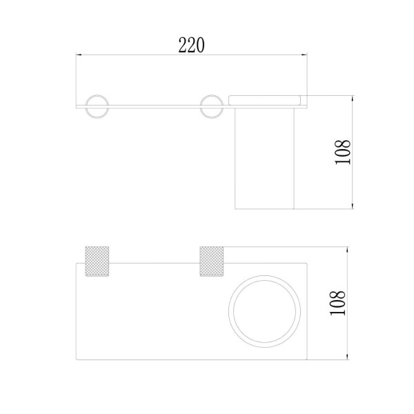 Стакан для ванной комнаты Savol S-002158C, матовое золото. Фото 2