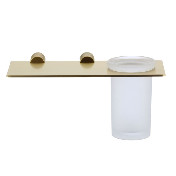 Стакан для ванной комнаты Savol S-002158C, матовое золото. Фото 3