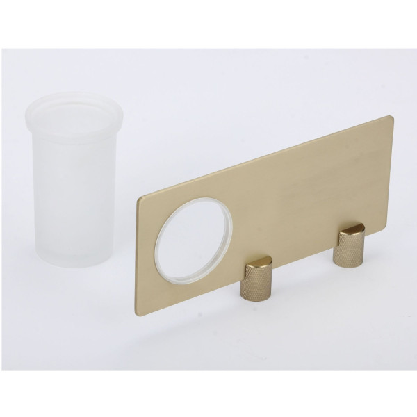 Стакан для ванной комнаты Savol S-002158C, матовое золото. Фото 4