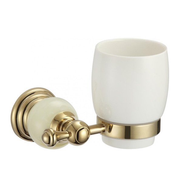 Стакан для ванной комнаты Savol S-005758B, золото. Фото 1