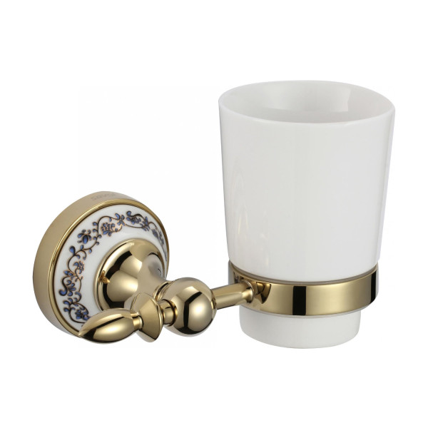 Стакан для ванной комнаты Savol S-06858B, золото. Фото 1