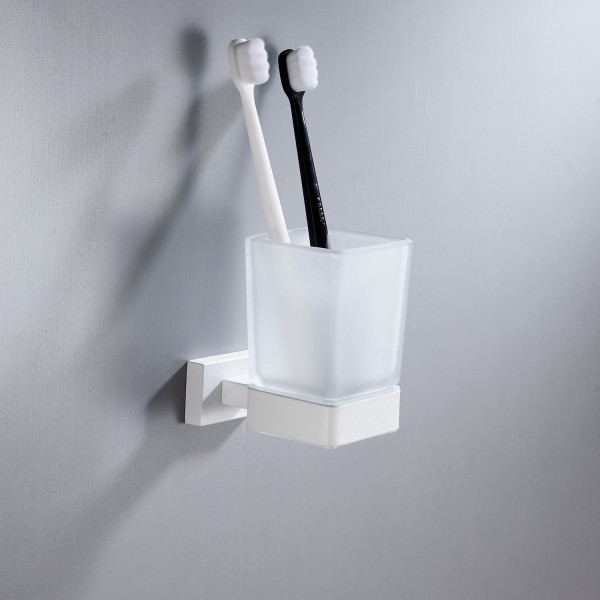 Стакан для ванной комнаты Shevanik SG5612C, белый. Фото 4