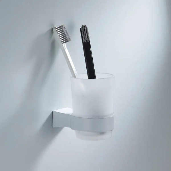 Стакан для ванной комнаты Shevanik SG5712C, белый. Фото 5