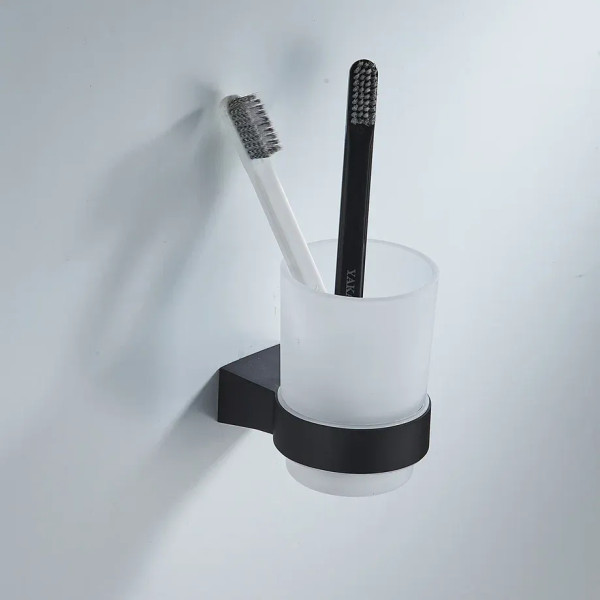 Стакан для ванной комнаты Shevanik SG5712H, черный. Фото 4