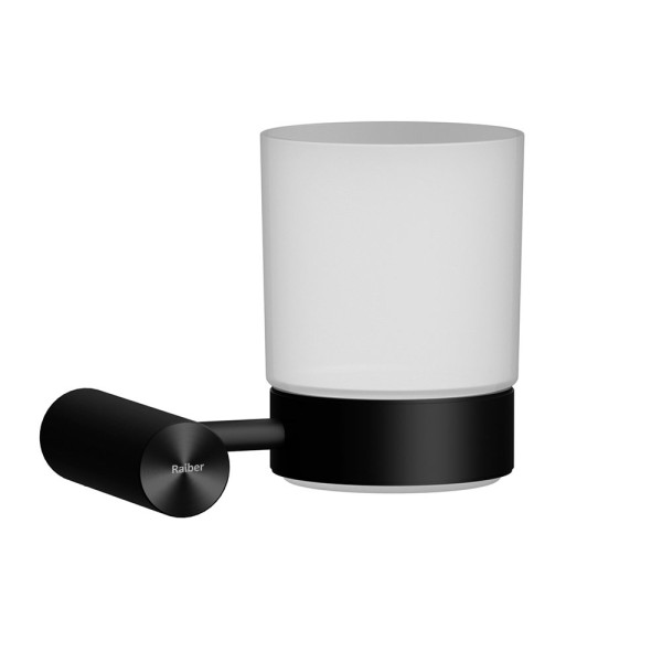 Стакан для ванной Raiber RPB-80007, черный. Фото 1