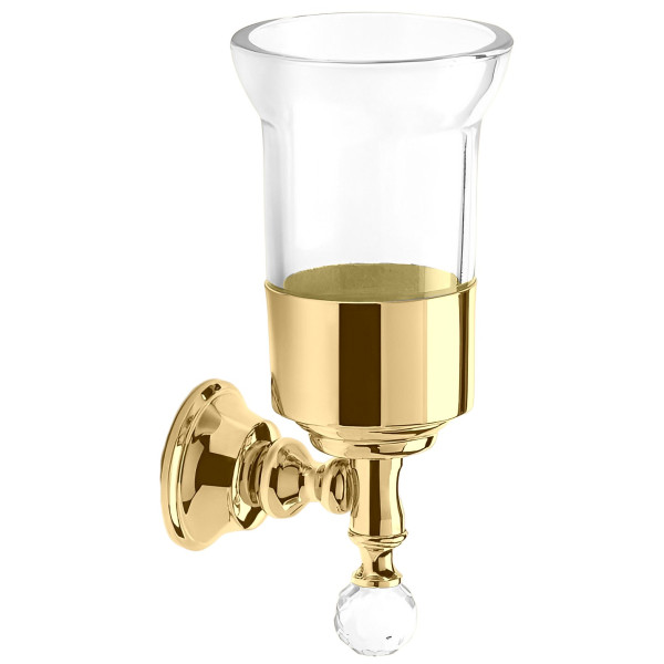 Стакан для ванной Webert Karenina KA500301010, золото. Фото 1