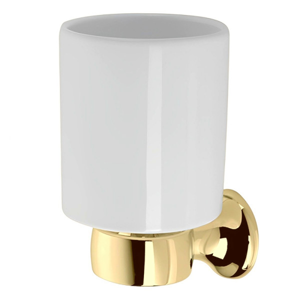 Стакан для ванной Webert Opera OA500301010, золото. Фото 1