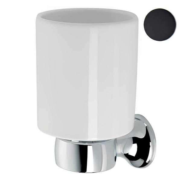 Стакан для ванной Webert Opera OA500301560, черный. Фото 1