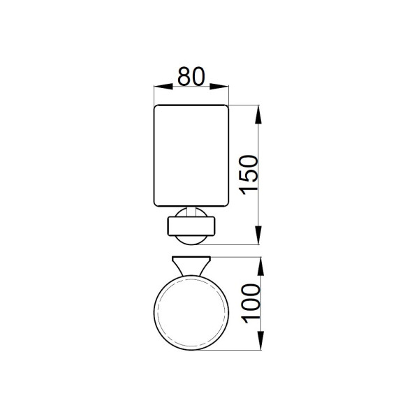 Стакан для ванной Webert Opera OA500301980, розовое золото. Фото 2