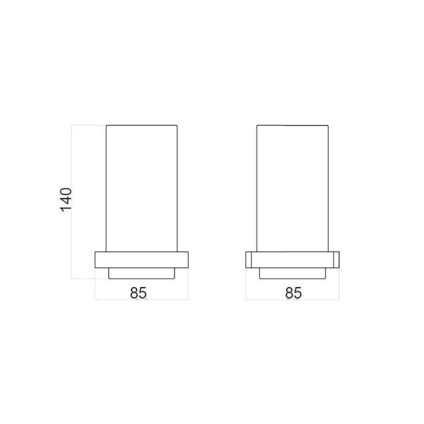Стакан для ванной Webert Pegaso PE500301015, хром. Фото 2