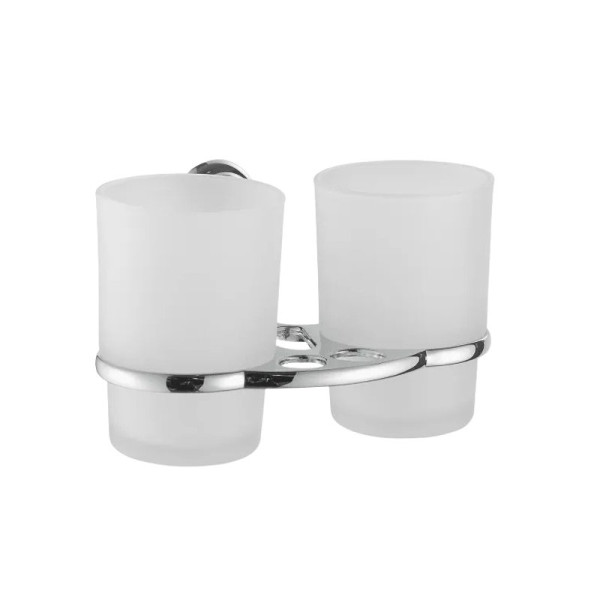 Стакан двойной Maretti Karla KA8022010, хром. Фото 1