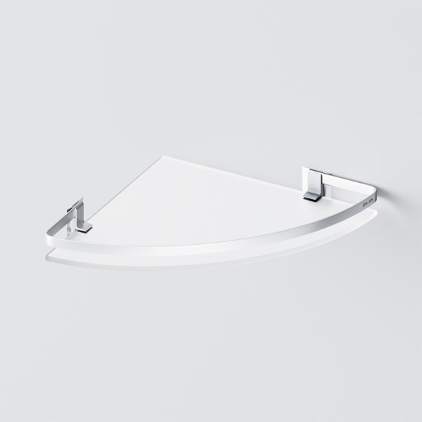 Стеклянная полка угловая. Фото 3