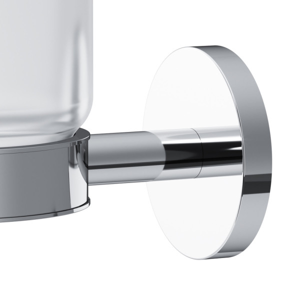 Стеклянный стакан с настенным держателем. Фото 5