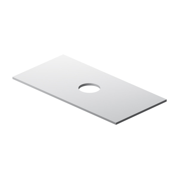 Столешница 100 см, белый глянец. Фото 2