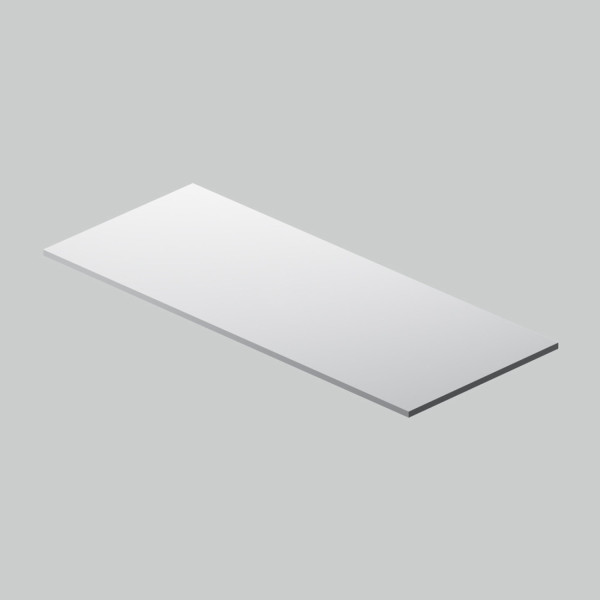 Столешница 120 см, белый матовый. Фото 1