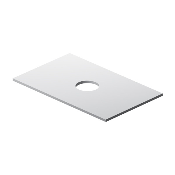 Столешница 80 см, белый матовый. Фото 2