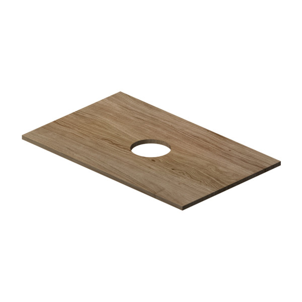 Столешница 80 см, дуб крафт. Фото 2