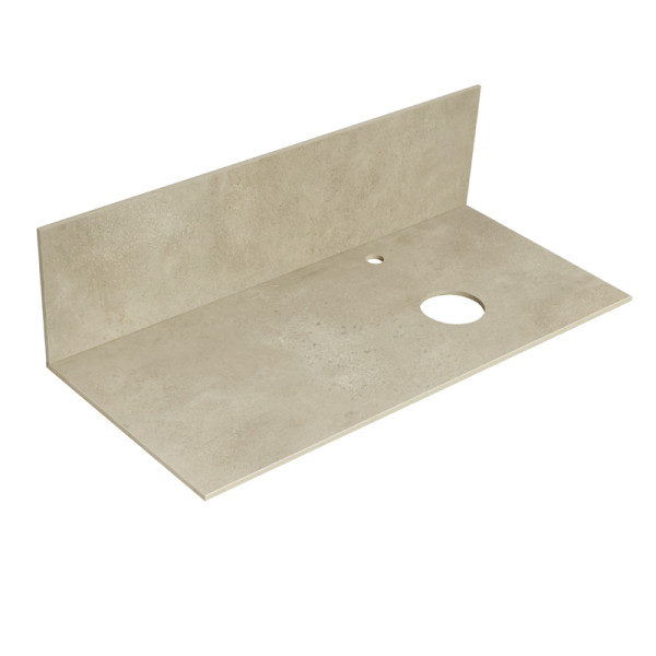 Столешница-панель AQUATON Мишель 100.0х1.6х45.0 керамогранит Бежевый (1A253303MIX40). Фото 1