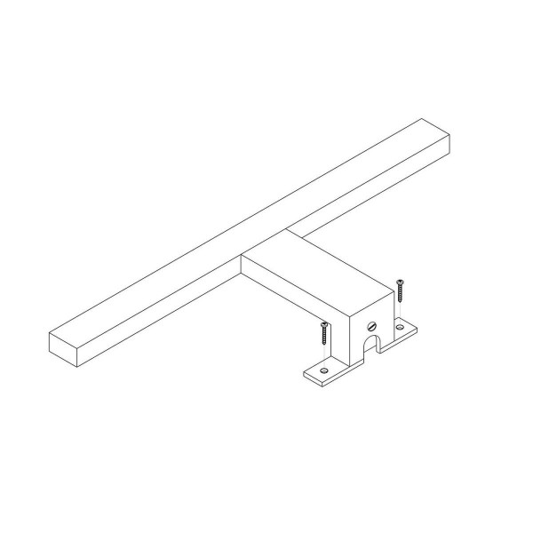 Светильник Dreja PRIME, для зеркального шкафа, LED, пластик, хром. Фото 4