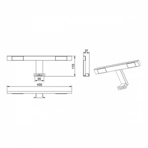 Светильник Lemark UNIVERSAL 40см. Фото 4