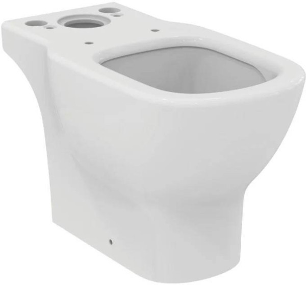 T008701 TESI AquaBlade® Напольный унитаз для монтажа с бачком, горизонтальный выпуск, глубокий смыв, сидение и крышка заказывается доп, с крепежом. Фото 1