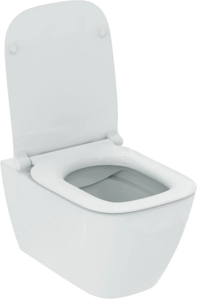 T533001 Ideal Standard i.life B Подвесной безободковый унитаз с технологией RimLS+, глубокий смыв, + крепеж WW966066 + сиденье T500301. Фото 4