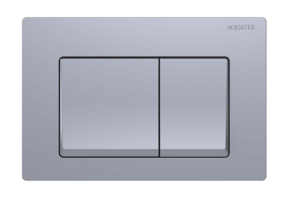 TDI-0000006 (010C) Панель смыва Small Хром матовая (клавиши квадрат) для INS-0000018 с верхней кнопкой смыва. Фото 1