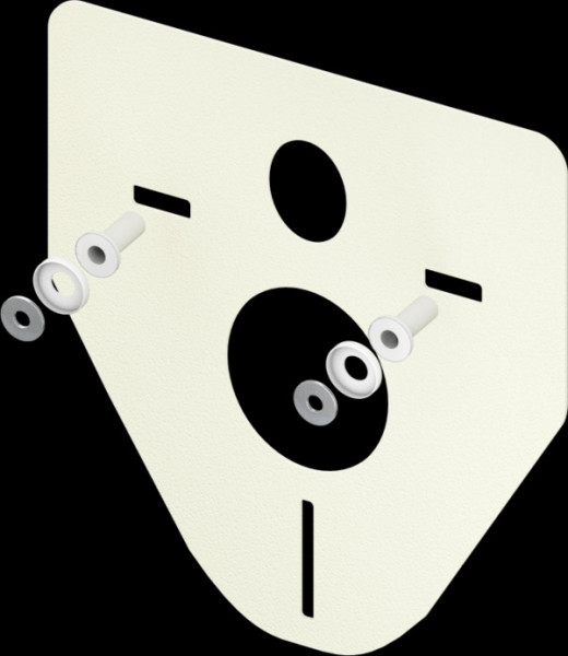 TECE Прокладка звукоизоляционная для подвесного унитаза и биде 9200010. Фото 1