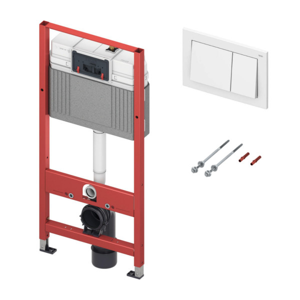 TECEbase 2.0 Модуль в комплекте с панелью смыва TECEbase белая. Фото 1