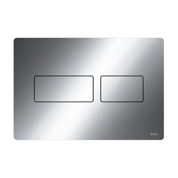 TECEsolid. Панель смыва, металл, хром глянцевый. Фото 1