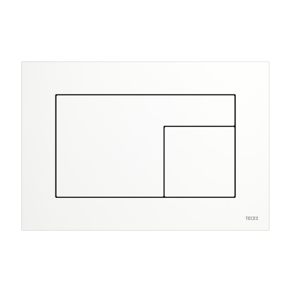 TECEvelvet Панель смыва для унитаза, поверхность FENIX, Bianco Kos Белая, покрытие против отпечатк. Фото 1