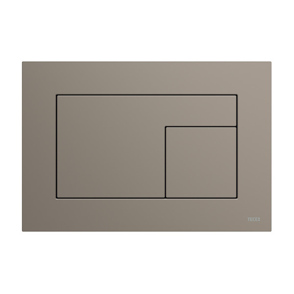 TECEvelvet Панель смыва для унитаза, поверхность FENIX, Castoro Ottawa Бежево-коричневая, покрытие. Фото 1