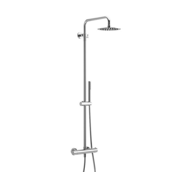 Термостатическая душевая система наружного монтажа EXCELLENT Rain Termo Round ARAC.SY.107CR (хром). Фото 1