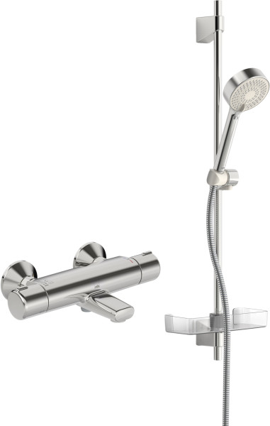 Термостатический смеситель для ванны и душа с душевым комплектом Oras Apollo 544 Nova (7414U). Фото 1