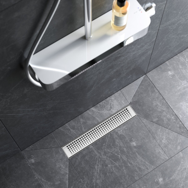 Трап для душа линейный, универсальный затвор Cut Gradient, 40 см. Фото 2