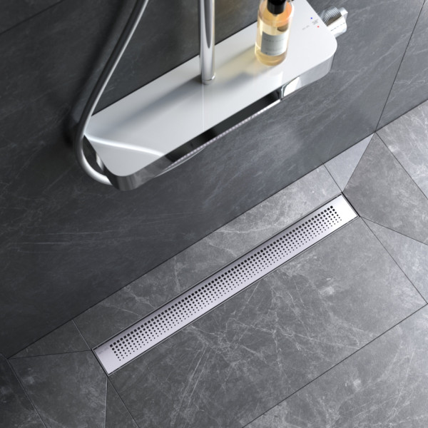 Трап для душа линейный, универсальный затвор Cut Gradient, 70 см. Фото 2