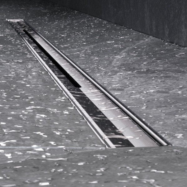 Трап для душа линейный, универсальный затвор Slim line, 100 см. Фото 4