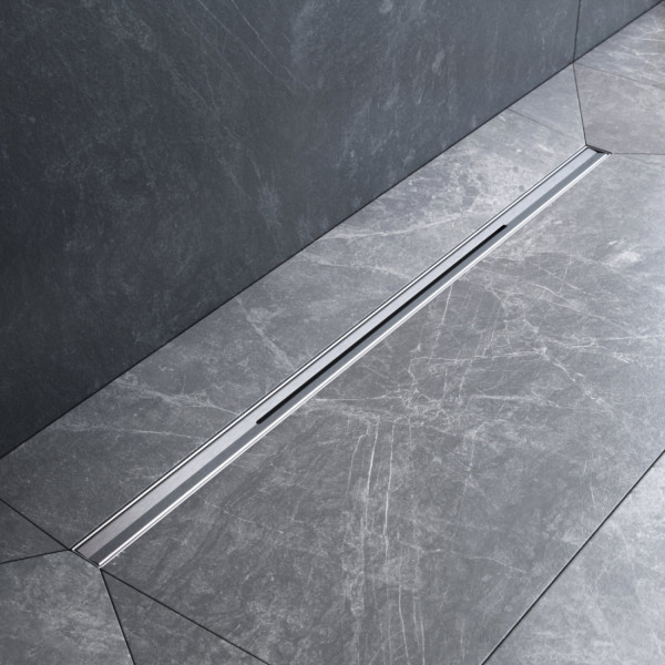 Трап для душа линейный, универсальный затвор Slim line, 80 см. Фото 1