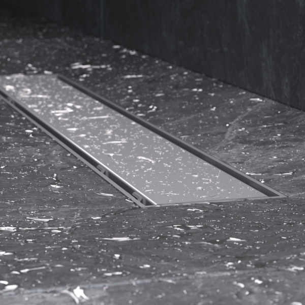 Трап для душа линейный, универсальный затвор Tile, 50 см. Фото 4