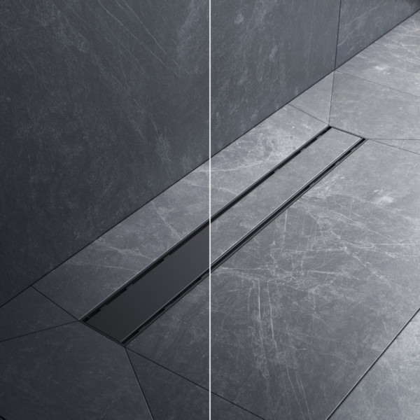 Трап для душа линейный, универсальный затвор Tile, 60 см. Фото 1