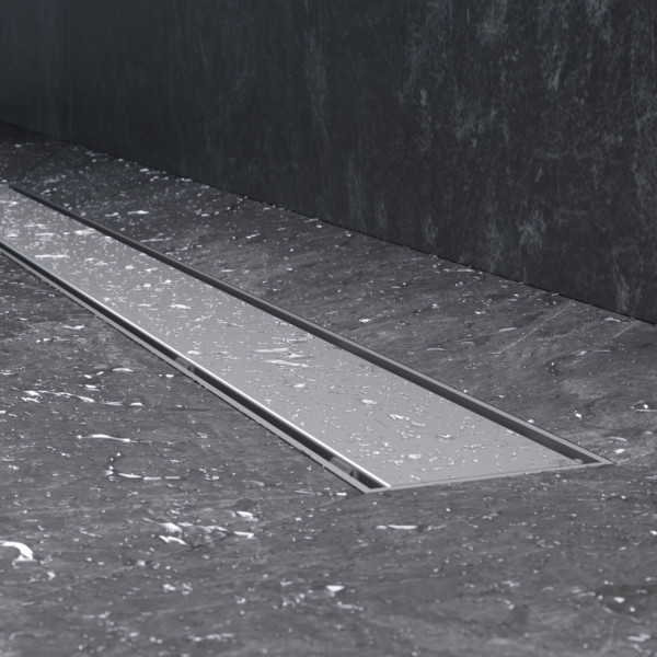 Трап для душа линейный, универсальный затвор Tile, 80 см. Фото 4