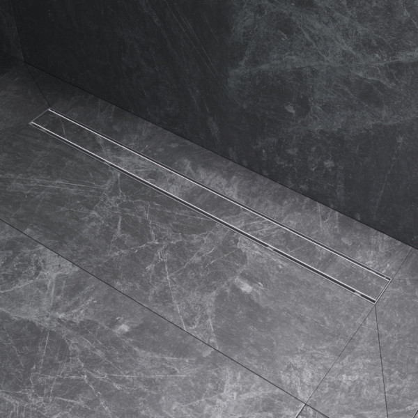 Трап для душа линейный, универсальный затвор Tile, 90 см. Фото 3