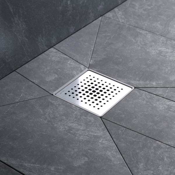 Трап для душа точечный, универсальный затвор Cut Gradient, 10 см. Фото 1