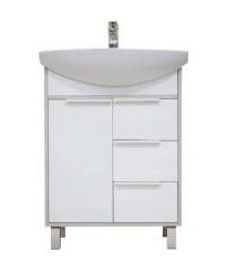 Тумба под раковину AQUATON РИКО 65 напольная к Белый-Ясень Фабрик (1A213301RIB90). Фото 1