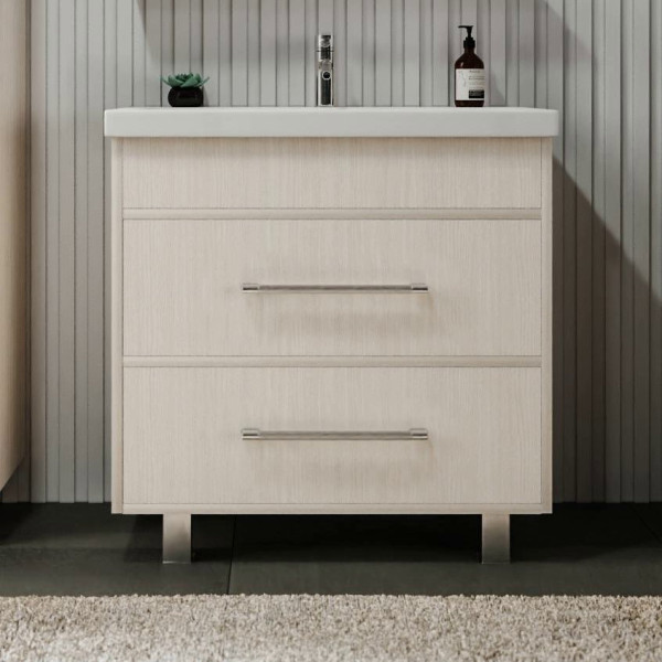 Тумба под раковину напольная Бриклаер ЧИЛИ светлая лиственница , 80 см. Фото 1