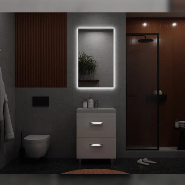 Тумба под раковину напольная Velvex Orlando tn.ORL.CLA.60.2Y белый матовый, 60 см. Фото 5