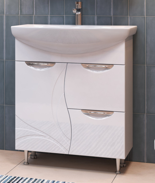 Тумба под раковину напольная VIGO Callao tn.CAL.BAL.70.1D.2Y, 70 см. Фото 3