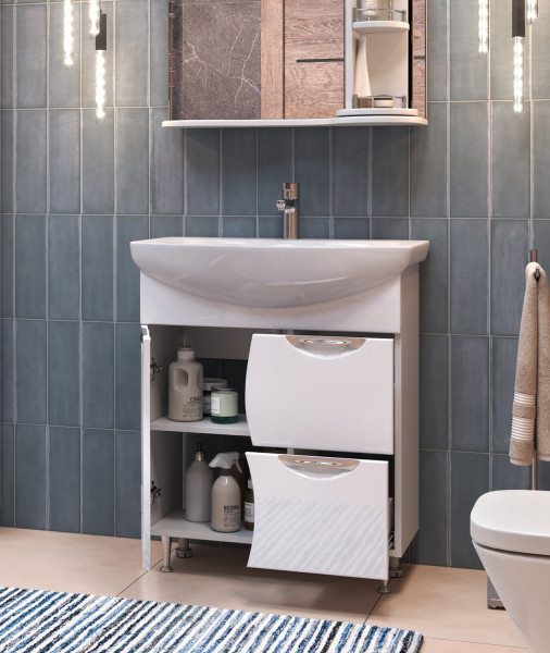 Тумба под раковину напольная VIGO Callao tn.CAL.BAL.70.1D.2Y, 70 см. Фото 4