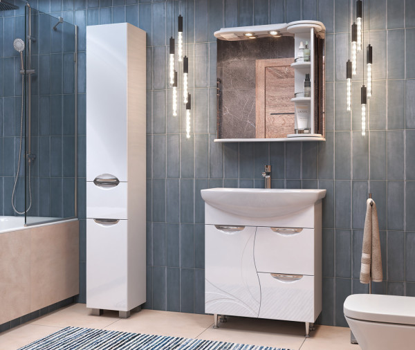 Тумба под раковину напольная VIGO Callao tn.CAL.BAL.70.1D.2Y, 70 см. Фото 6